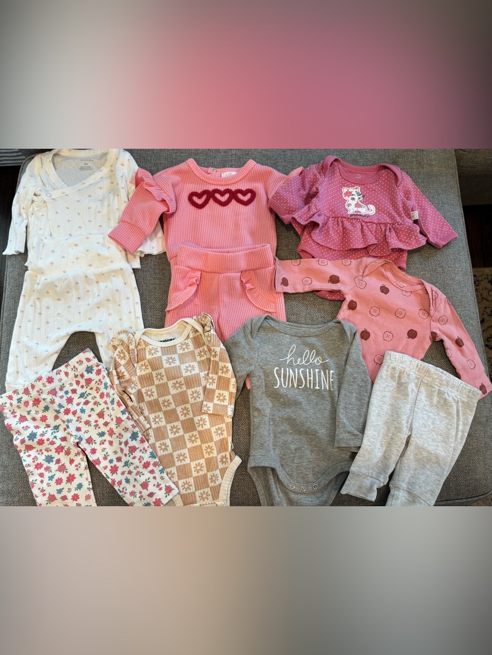 Baby Girl Long Sleeve Bundle (0-3/3 month)